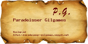 Paradeisser Gilgames névjegykártya